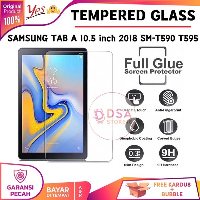 Samsung Tab A 10 inch / Tempered Glass Samsung Tab A 10.5 Inch 2018 T590 T595 Anti Gores Kaca ORI YE