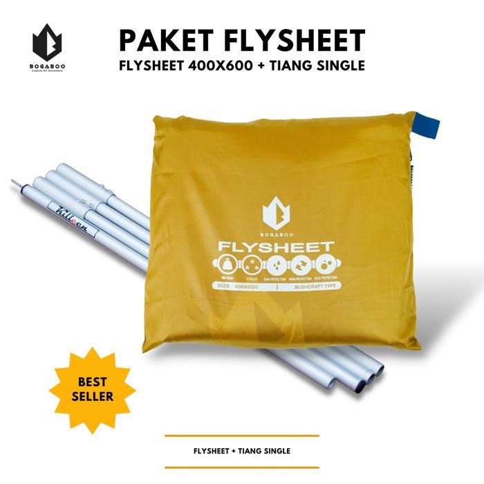 Eiger - Tiang Flysheet Single Pole Merk KILLEEN+Flysheet 4x6 - Econopack Pole