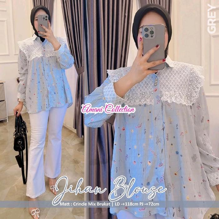 Jihan blouse blouse import blouse import bangkok
