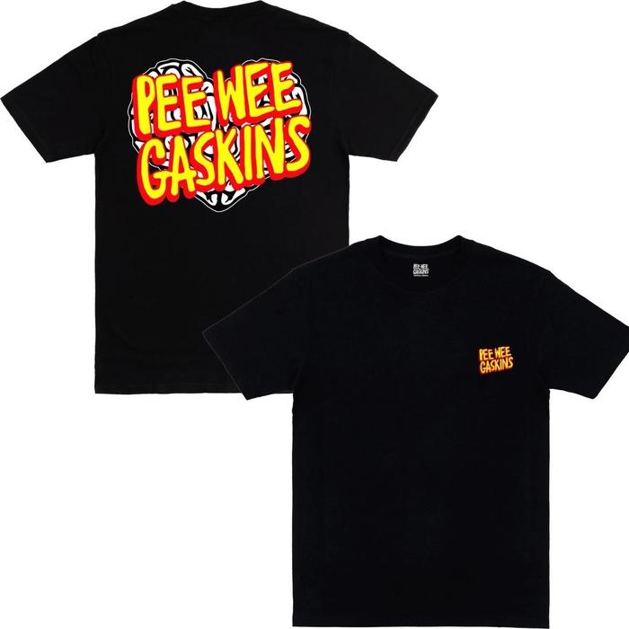 [24S Katun 100%Cotton] Pee wee gaskins - Love logo kaos band pee wee gaskins Tshirt black new merch 
