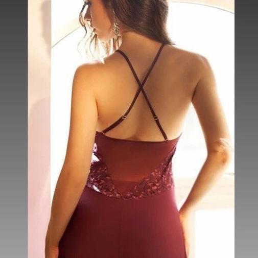 JS Lingerie Wanita WACOAL Model Long Dress Mix Lace Premium Sexy Pakaian Dalam Underwear IN4529