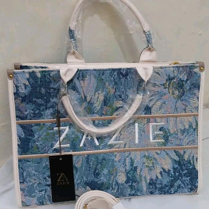 tas biru/keerreen/tali/Panjang/tangan/bahu tabungan buku