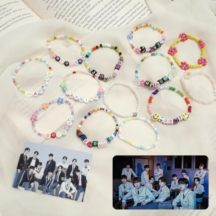 Part 9: Treasure 'The Mysterious Class' Beaded Bracelet/Gelang Kpop Manik/Beads Bracelet Korea/Cinci