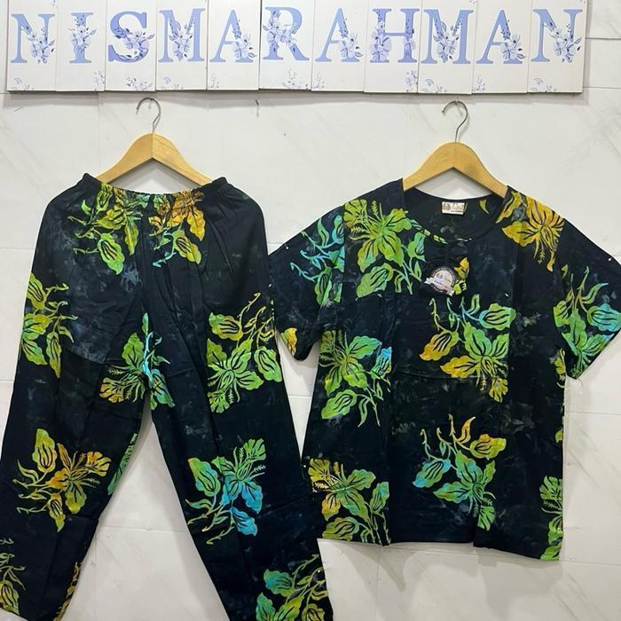 Setelan Cp Batik Indra Premium Dewasa - Tangan Pendek - Celana Panjang