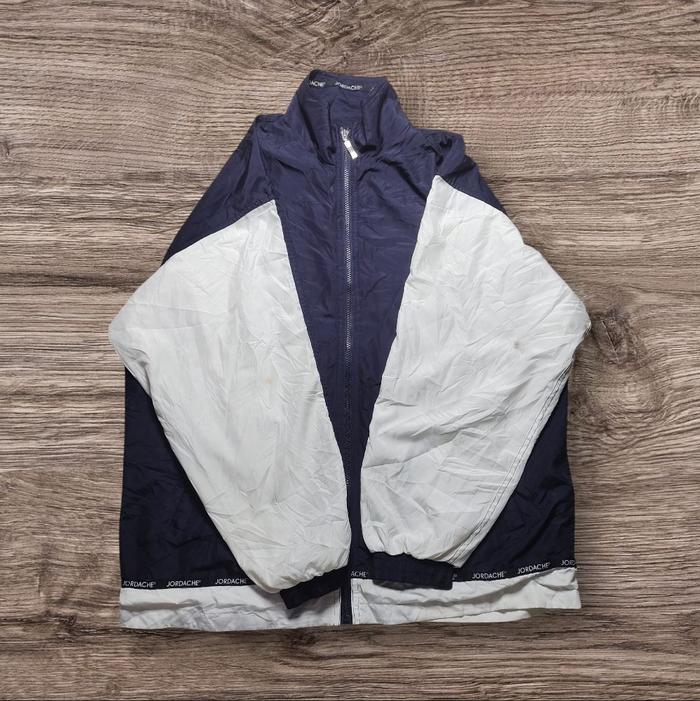 Jaket JORDACHE Colorblock Hiking Windbreaker Thrift Preloved Second Branded