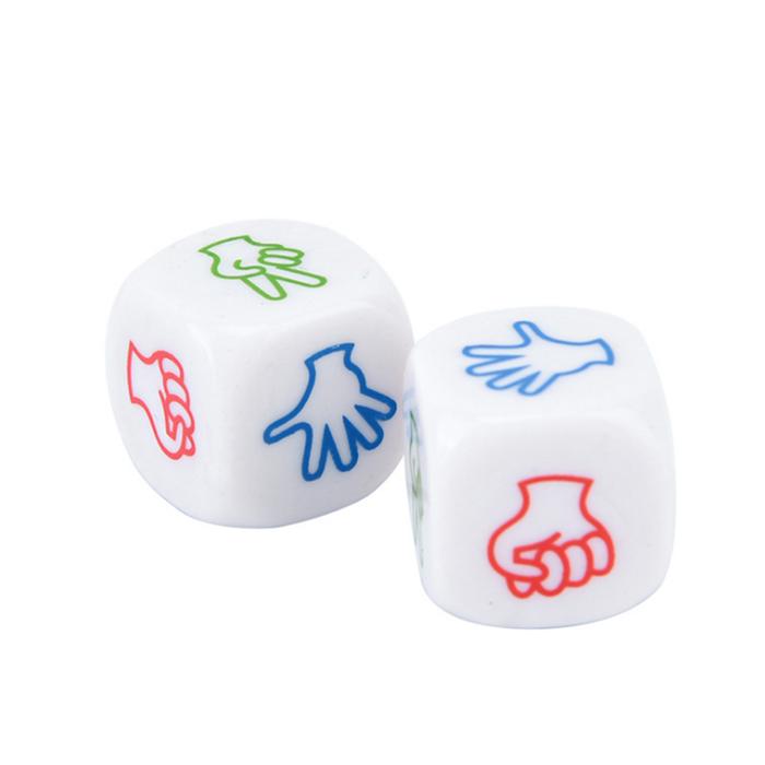 4pcs 20mm Drinking Wine Mora Dice Games Adult Rock Paper Scissors