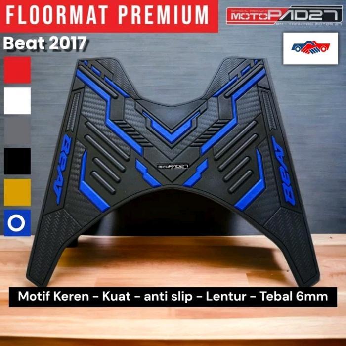 karpet motor BEAT FI BEAT STREET tahun 2017-2019 rubber step floor MP27