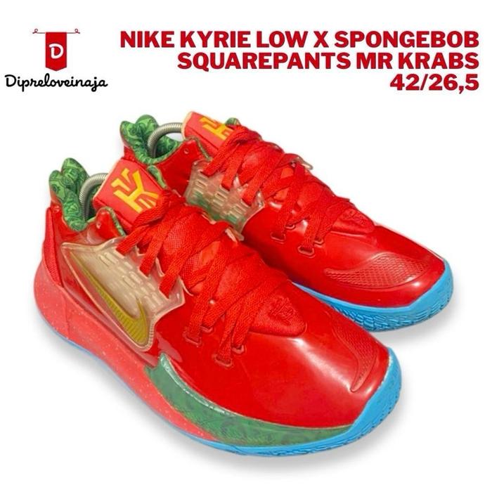 NIKE KYRIE SPONGE BOB MR KRAB PRELOVED SIZE 42/26,5 DPLW0356