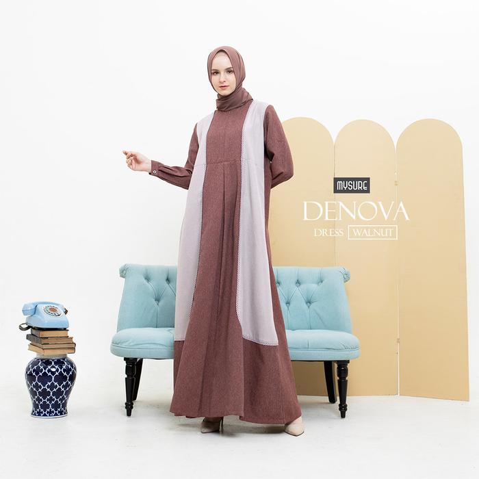 GAMIS MYSURE DENOVA/ GAMIS MALAY / GAMIS MIDI DRESS MODEL TERBARU