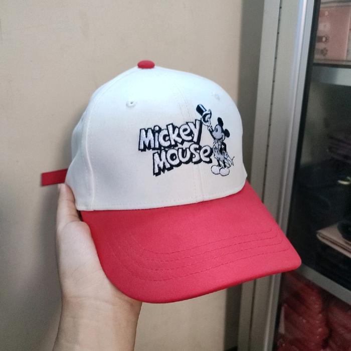 MINISO MICKEY MOUSE BASEBALL CAP TOPI BASEBALL DISNEY HAT