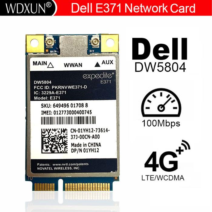 Dell Original Wireless Dw5804 4g Lte/wwan Mobile Broadband 01yh12