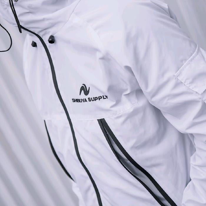 Jaket Gropcore Original Gns waterproof White