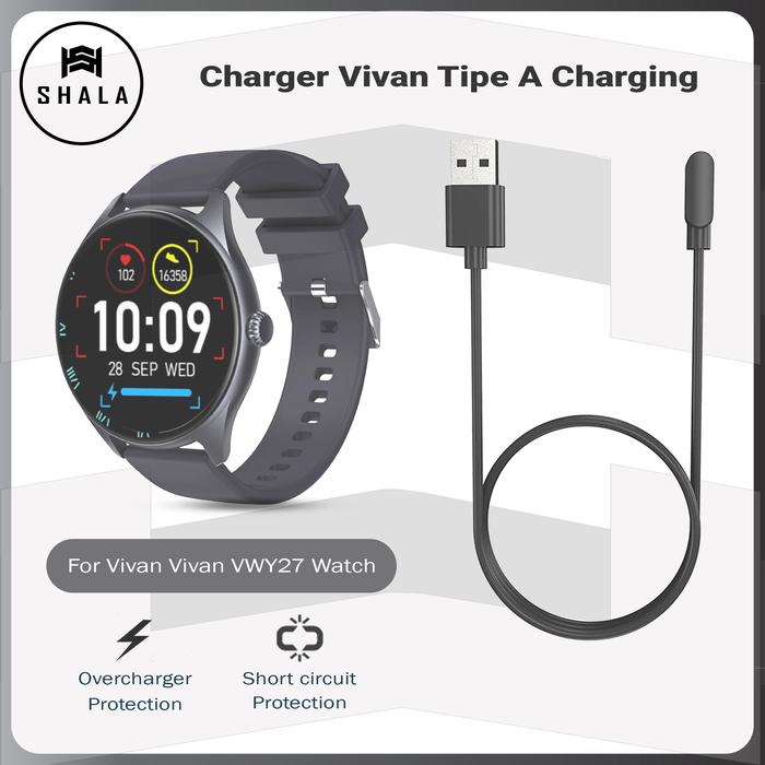 Kabel Charger Vivan VWY27 Smartwatch Tipe A Charging