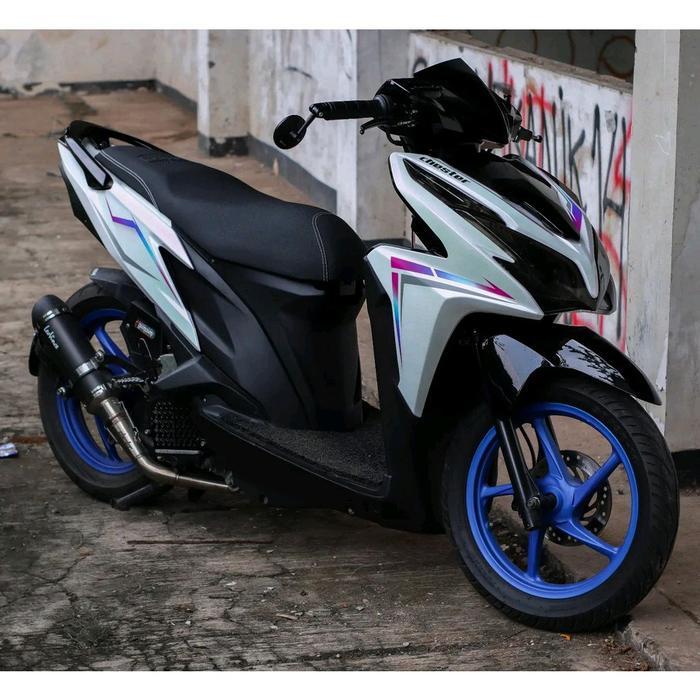 STRIPING TRANSPARAN VARIO 125 OLD 2012-2013-2014 RAINBOW SIMPLE [NTS]