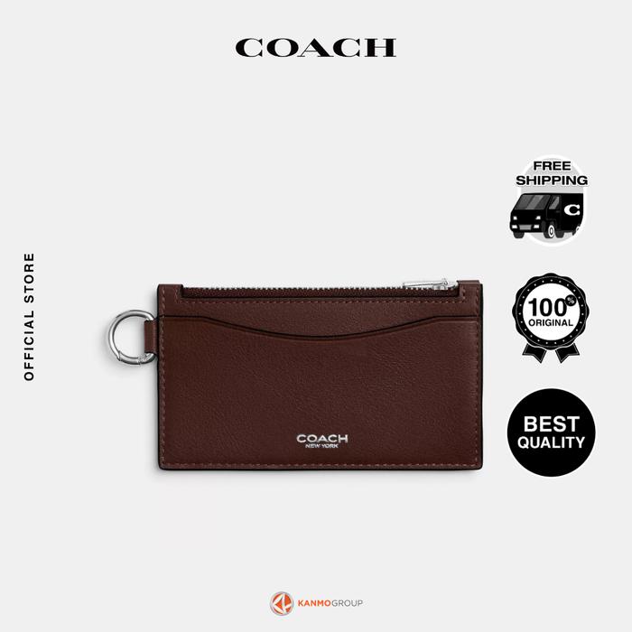 Coach Zip Card Case - Dompet Kartu Pria