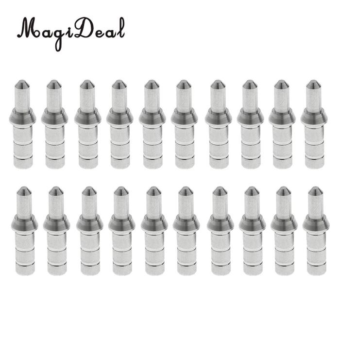 MagiDeal 20 Pcs Archery Arrow Nock Pins / Pin Nock Adapter