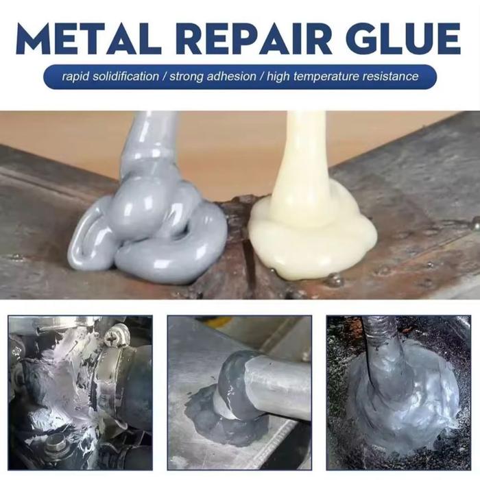 Lem Kastol Epoxy AB 20g Lem Kuat Penambal Besi Radiator Steel Metal Anti Bocor