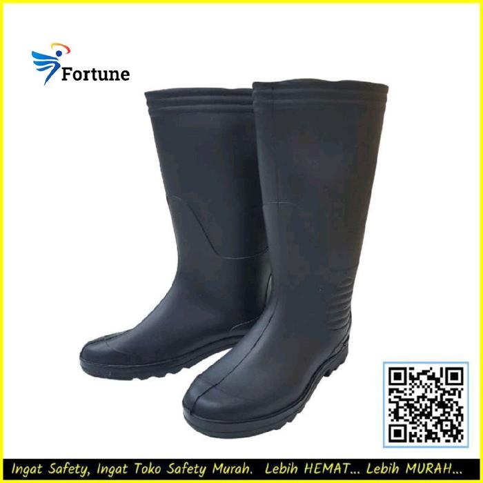 Sepatu boot tinggi Ss delta hitam bots petani proyek petani