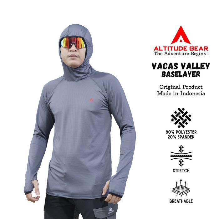 Eiger - Baselayer Outdoor Vacas Valley Quickdry Pria Wanita - Baju Dalaman Gunung Hiking Sport