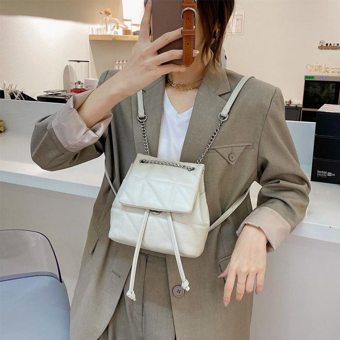 JK 769 - Tas Ransel Mini Serut Cewek Kekinian, Backpack Fashion Viral TikTok