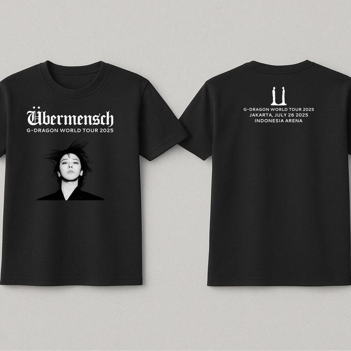 Kaos G-Dragon Tour Indonesia 2025