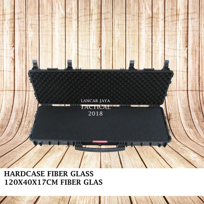 GUNCASE / HARDCASE RIFLE 120X40X17CM FIBER GLASS