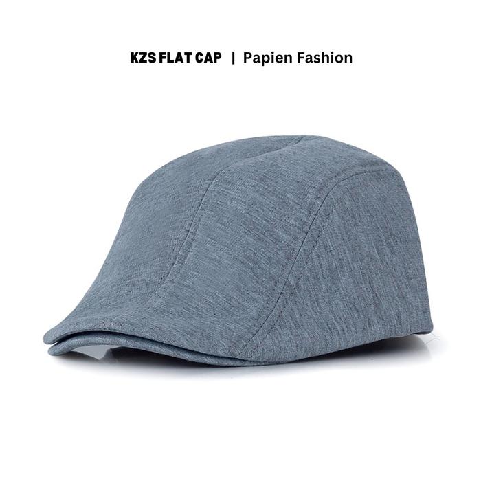Kuzatura Topi Flat Pria Topi Model Kodok Saldung Hat Cap Newsboy Topi Pelukis Classic Bahan Wool