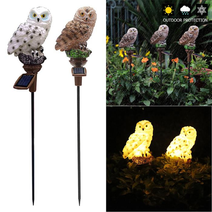 LED Solar Light for the garden Owl Lamp Outdoor Solar lamp Waterproof