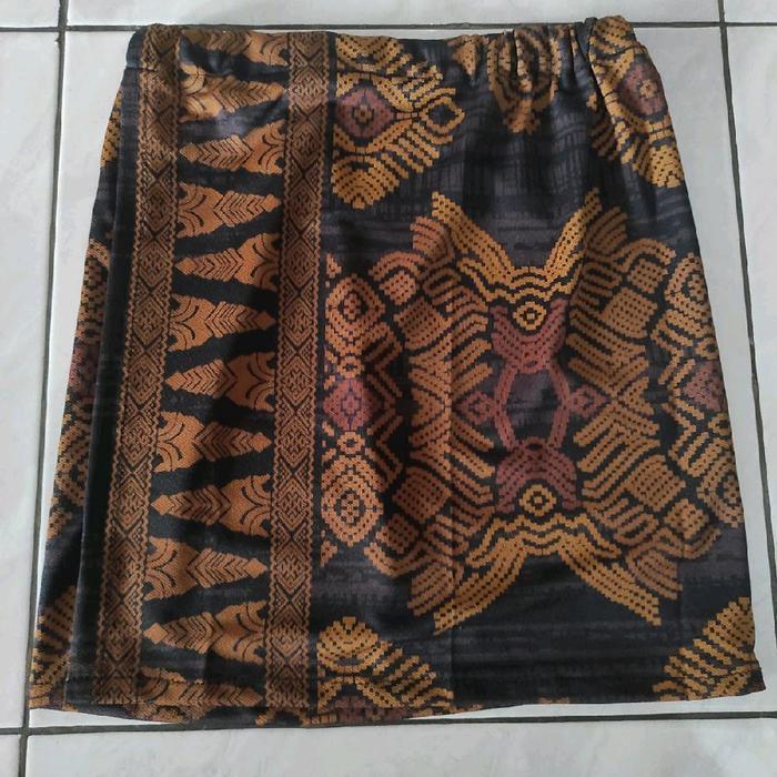 Rok Span Pendek Melar Bawahan Kebaya Seksi Diatas Lutut Motif Batik Cantik Spa Mini Wanita Karet Fit