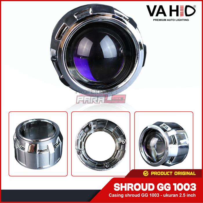 SHROUD GULTING GUN 2.5 inch | GG1003 | casing shroud polos chrome non AE 2.5 inch merk vahid
