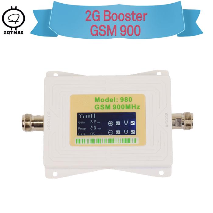 ZQTMAX GSM Repeater 2G Cellular Signal Booster 900 MHz cell phone