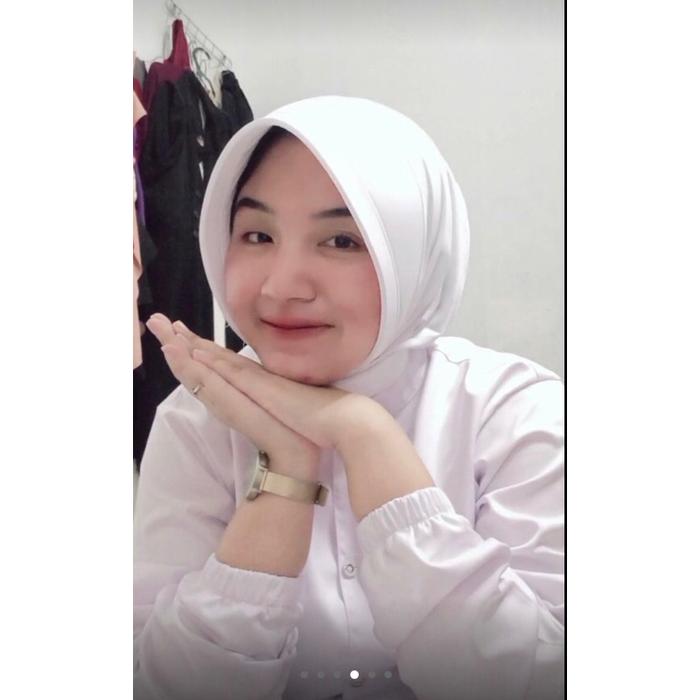 BAJU DINAS PERAWAT PUTIH SETELAN CELANA AMERICAN DRILL