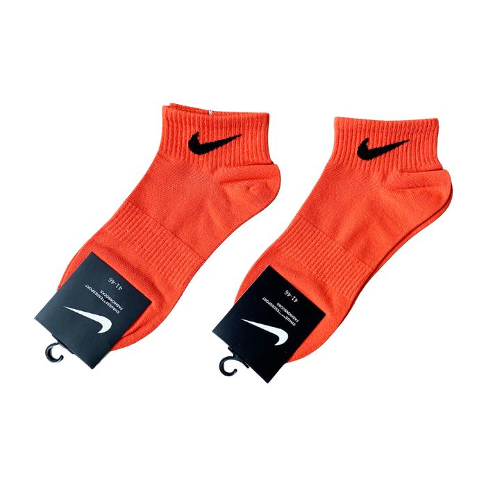 READY STOCK - Nike Ankle Socks - Orange (Kaos Kaki)