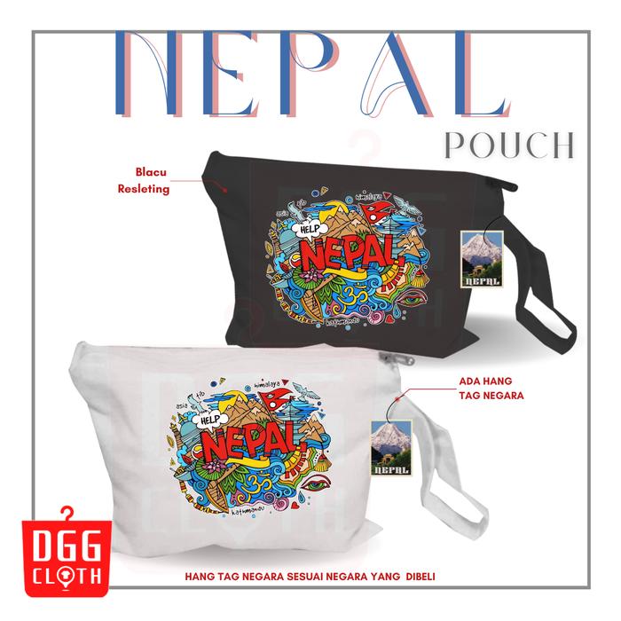 DGGClothing Pouch Souvenir Nepal Pouch Oleh Oleh Nepal Model 5