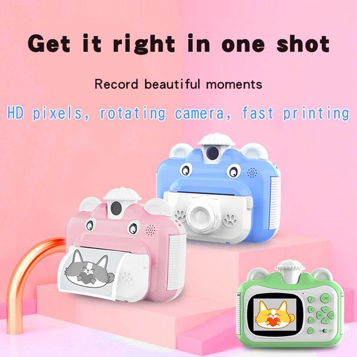 Kids Camera WIFI Instant Print Camera Thermal Printer Wireless WIFI