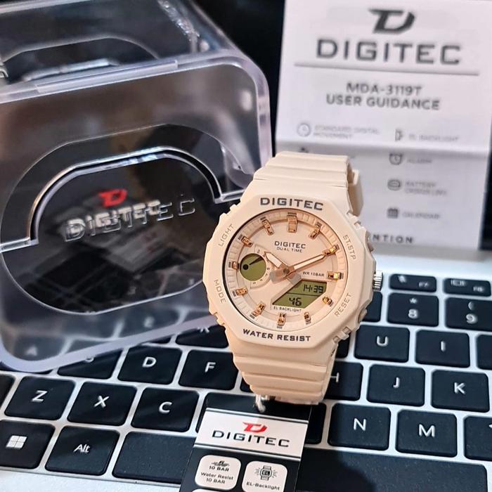 JAM TANGAN PRIA WANITA DIGITEC ORIGINAL Premium 3119 Jm tangan rubber anti air bisa untuk berenang W