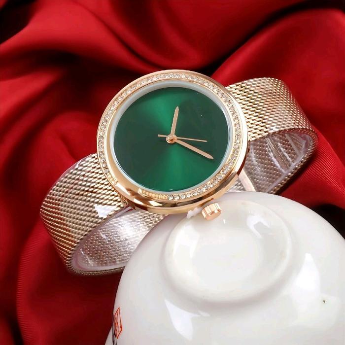 JAM TANGAN SULTAN WANITA CK TALI PASIR DIAMETER 36MM STAINLESS