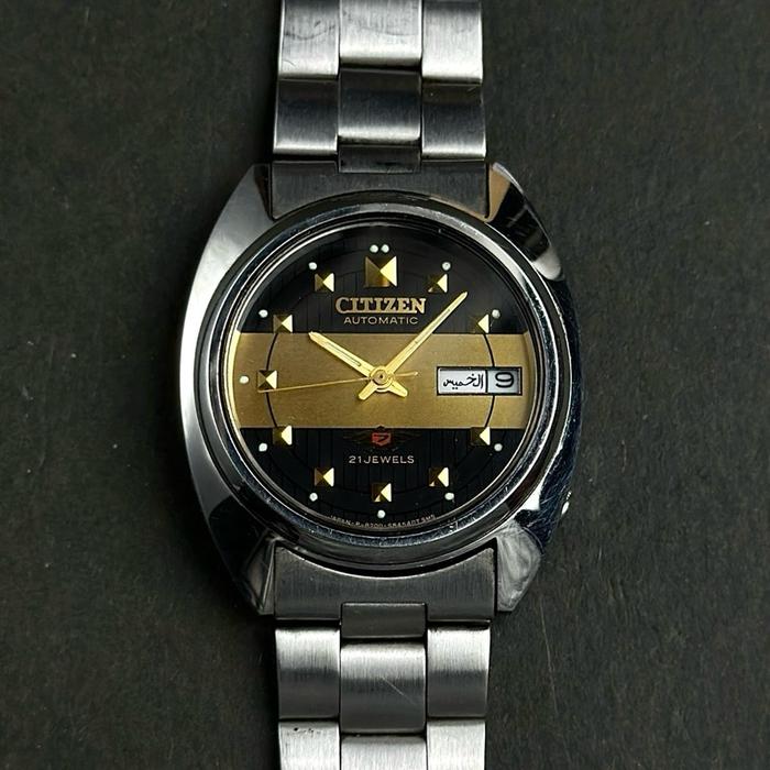 Jamtangan vintage unik citizen arab market all original automatic