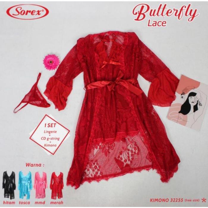 Pakaian wanita Lingerie kimono sorex model baru