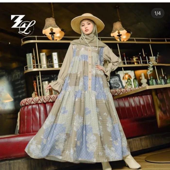 Rosy dress by zashi zaskia shiren
