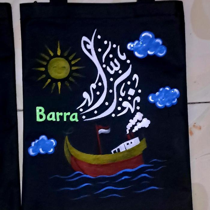 Tote Bag Lukis Kaligrafi Nama