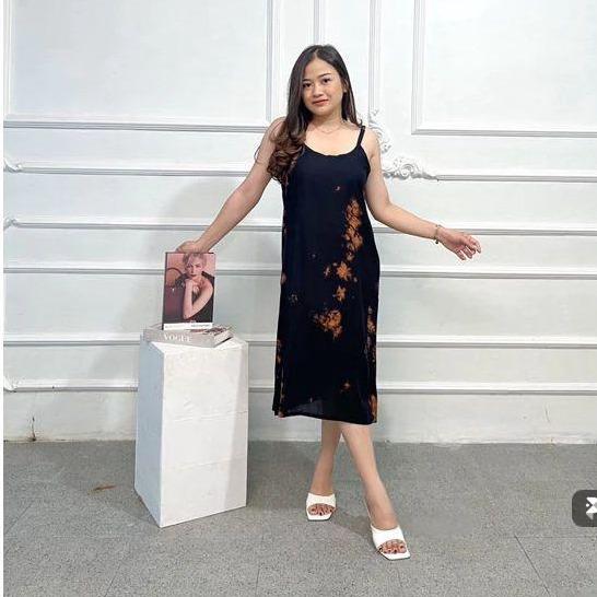 [PROMO SPESIAL] Daster Narini Bali Tie Dye Tali Satu Adem dan Lembut Nyaman Santai Dress Tidur Wanit
