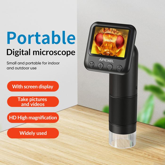APEXEL MS008 2 Megapixel Handheld Digital Microscope 12-24X