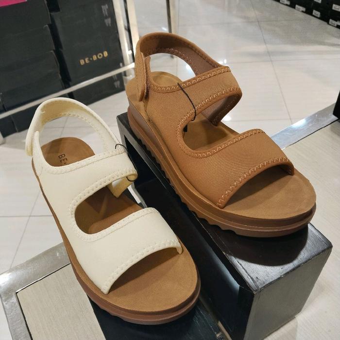 BE BOB sepatu sandal wanita wedges 5cm empuk ringan