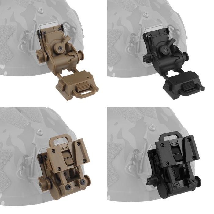 DUMMY NVG MOUNT WILCOX REPRO L4G24 - G24 PVS15 PVS14 PVS31 GPNVG 18 - TAN & BLACK