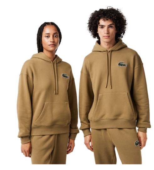 JAKET HOODIE Lacoste XS hoodie navy Unisex Loose Fit Hooded Organic Cotton Jogger Sweatshirt SH6404