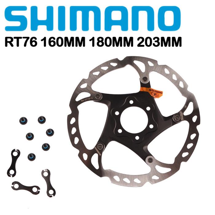 1 Buah Rotor Rem Cakram Shimano SLX M7000 SM RT76, Rotor Sepeda 6