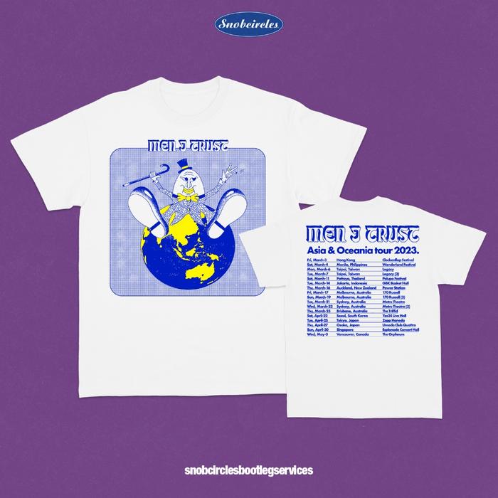 [HOT] Kaos T-Shirt Baju Band MEN I TRUST - Asia Oceania Tour 2023