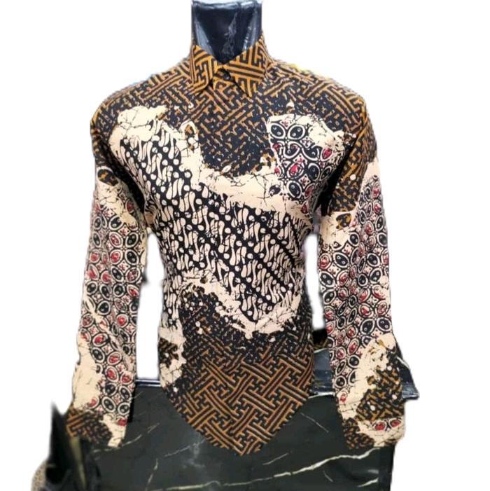 kemeja batik   bahan doby