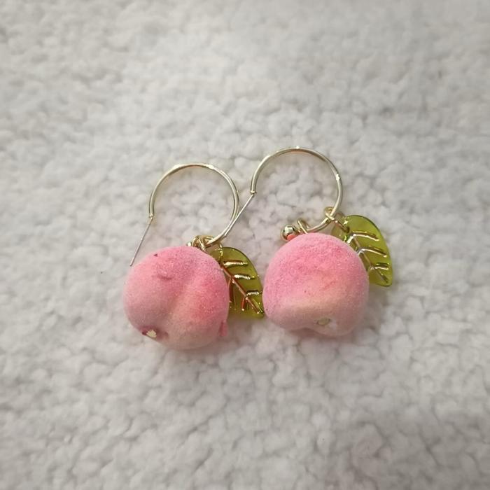 Peach Earrings - Anting Peach